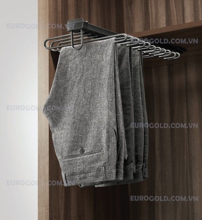Giá vắt quần âu đơn ray giảm chấn EUA7110B Eurogold